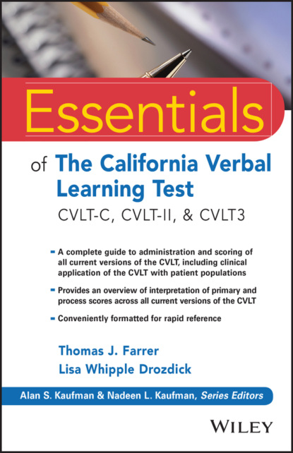 Thomas J. Farrer — Essentials of the California Verbal Learning Test