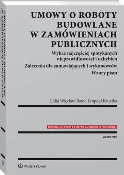 Umowy o roboty budowlane w zamówieniach publicznych
