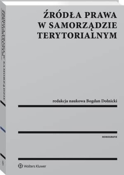 Źródła prawa w samorządzie terytorialnym