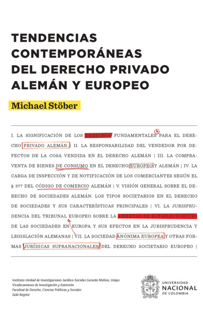 Michael St?ber — Tendencias contempor?neas del derecho privado alem?n y europeo