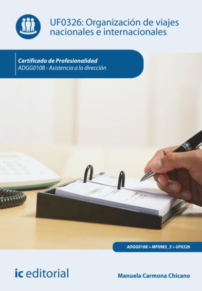 

Organizacin de viajes nacionales e internacionales. ADGG0108