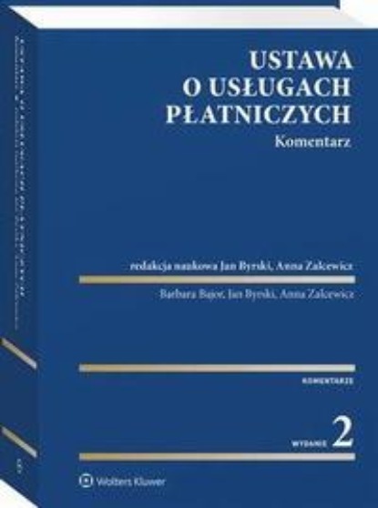 Ustawa o usługach płatniczych. Komentarz