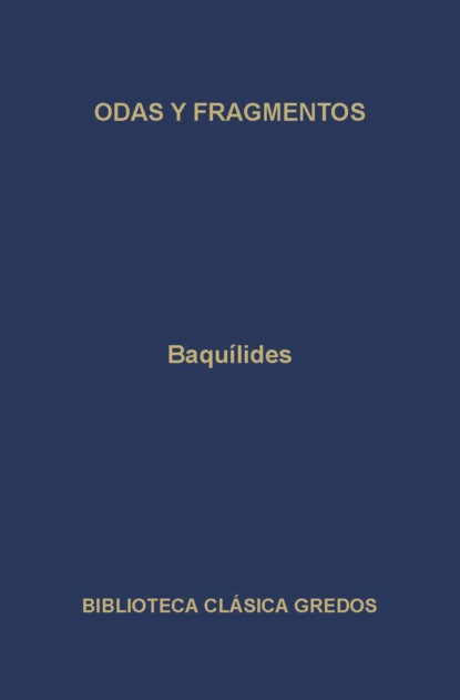Odas y fragmentos
