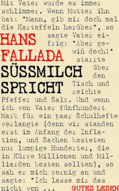 Süßmilch spricht