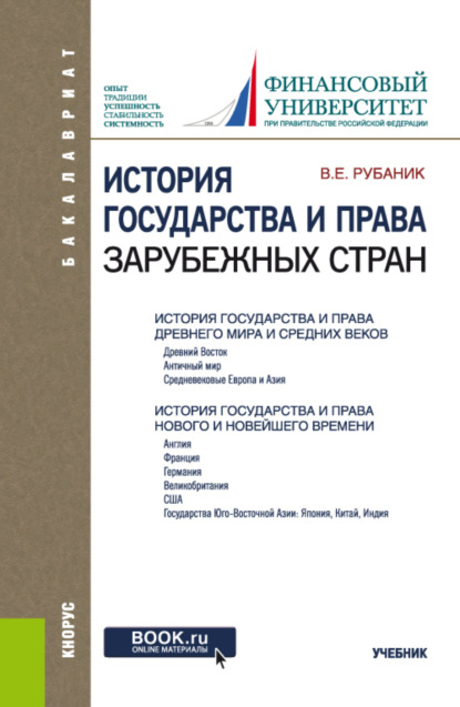 Владимир Евдокимович Рубаник — История государства и права зарубежных стран. (Бакалавриат). Учебник.