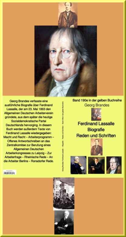 Ferdinand Lassalle  – Biografie – Reden – Schriften –  Band 190e in der gelben Buchreihe – bei Jürgen Ruszkowski