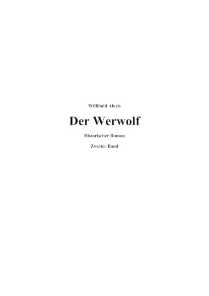 Der Werwolf Band 2