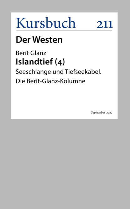 Seeschlange und Tiefseekabel