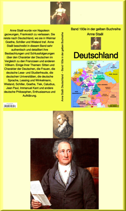Anne Staël: Deutschland  –  Band 193e in der gelben Buchreihe – bei Jürgen Ruszkowski