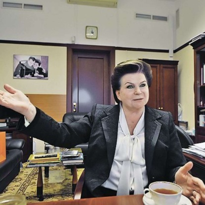 Валентина Терешкова: Первый тост на новый год будет «за Россию, за президента»