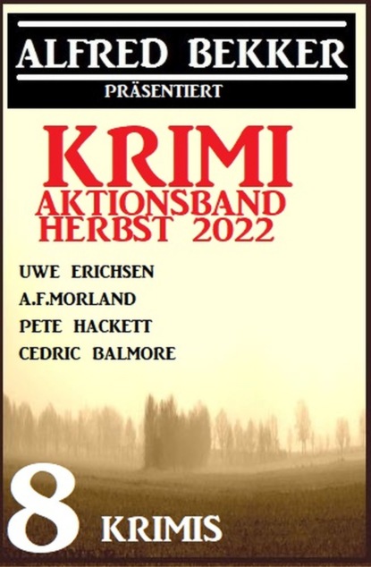 Krimi Aktionsband Herbst 2022: 8 Krimis