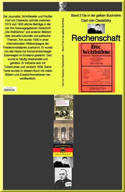 Rechenschaft  –  Band 213e in der gelben Buchreihe – bei Jürgen Ruszkowski