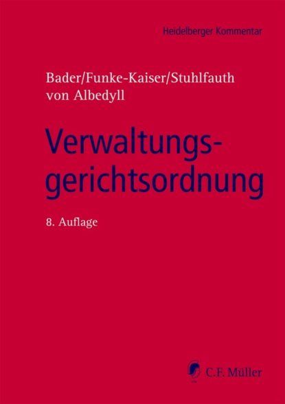 Verwaltungsgerichtsordnung, eBook