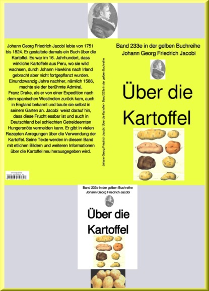 Über die Kartoffel  –  Band 233e in der gelben Buchreihe – bei Jürgen Ruszkowski