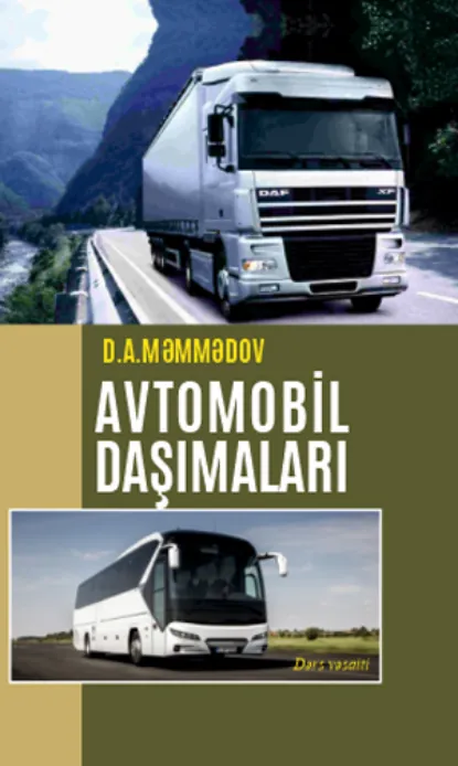 Обложка книги  Avtomobil da  malar . Dərs vəsaiti, D. A. M mm dov