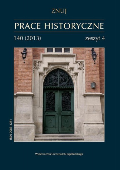 Prace Historyczne, 140 (4) 2013
