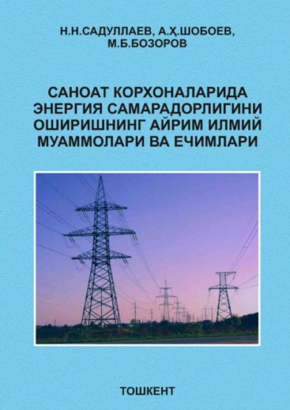 Н.Н. Садуллаев — Саноат корхоналарида энергия самарадорлигини оширишнинг айрим илмий муаммолари ва ечимлари