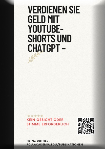 Verdienen Sie Geld mit YouTube-Shorts und ChatGPT –