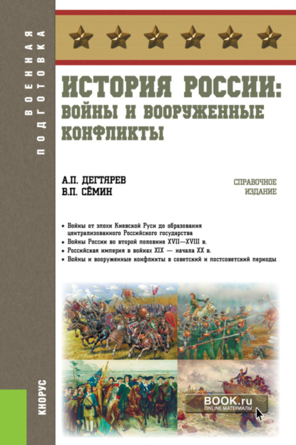 

История России: войны и вооруженные конфликты. (Бакалавриат). Справочное издание.