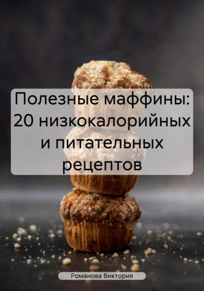Обложка книги Полезные маффины: 20 низкокалорийных и питательных рецептов, Романова Алексеевна Виктория