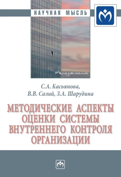 Светлана Амеровна Касьянова — Методические аспекты оценки системы внутреннего контроля организации