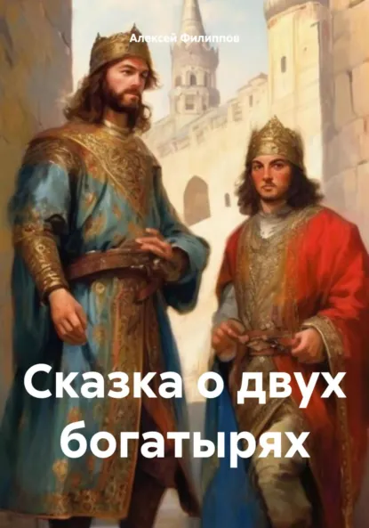 Обложка книги Сказка о двух богатырях, Алексей Филиппов