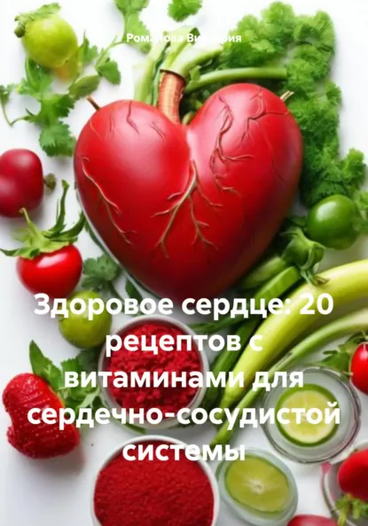 Обложка книги Здоровое сердце: 20 рецептов с витаминами для сердечно-сосудистой системы, Романова Алексеевна Виктория