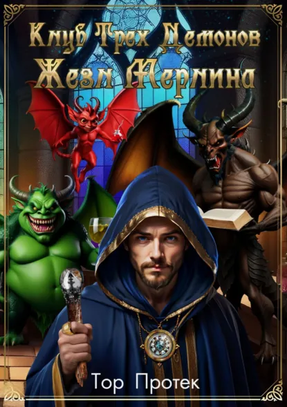 Обложка книги Клуб трех демонов. Жезл Мерлина, Протек Тор
