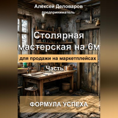 Алексей Деловаров — Столярная мастерская на 6м2 для продажи на маркетплейсах