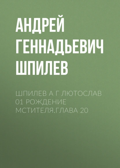 Обложка книги Серебряный шлем. Рождение мстителя. Глава 20, Андрей Геннадьевич Шпилев