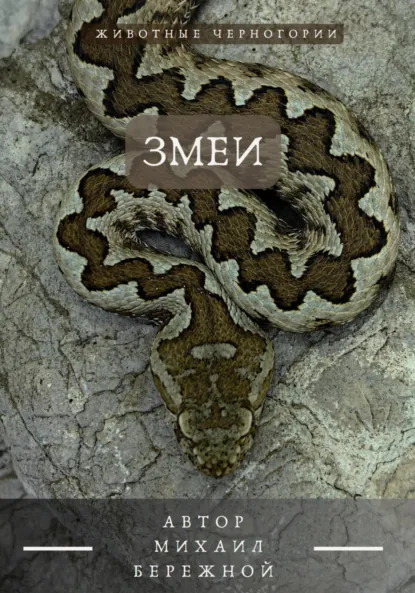Обложка книги Животные Черногории Змеи, Михаил Александрович Бережной