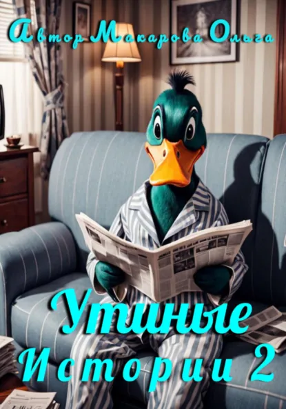 Обложка книги Утиные истории 2. Раскраска для детей и взрослых, Ольга Макарова
