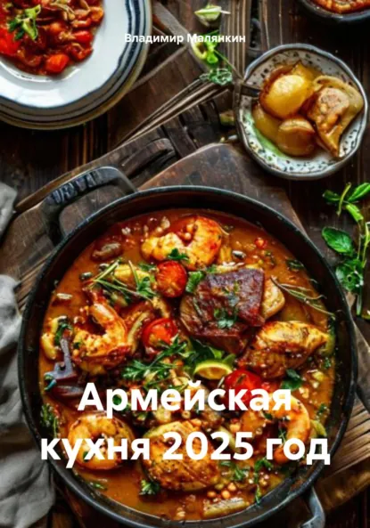 Обложка книги Армейская кухня 2025 год, Владимир Юрьевич Малянкин