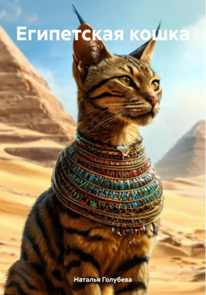 Обложка книги Египетская кошка, Наталья Голубева