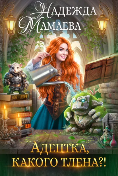 Обложка книги Адептка, какого тлена?, Надежда Мамаева