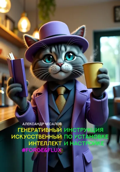 Обложка книги Генеративный искусственный интеллект #Forge&flux. Инструкция по установке и настройке, Александр Юрьевич Чесалов