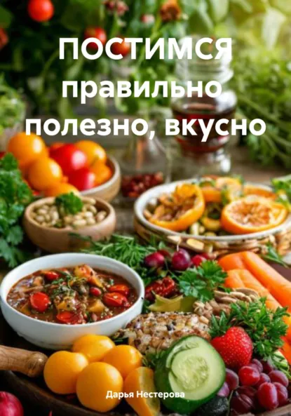 Обложка книги ПОСТИМСЯ правильно, полезно, вкусно, Дарья Владимировна Нестерова