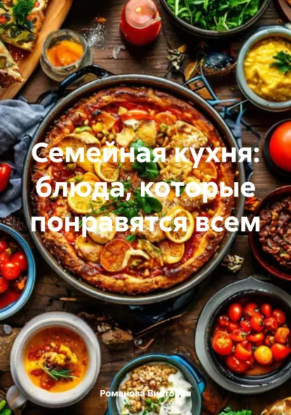 Обложка книги Семейная кухня: блюда, которые понравятся всем, Романова Алексеевна Виктория