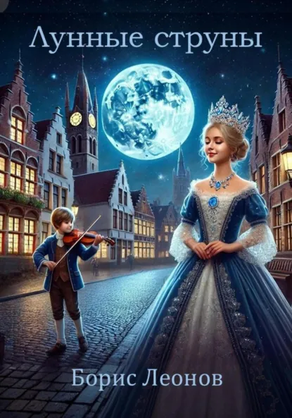 Обложка книги Лунные струны, Борис Леонов