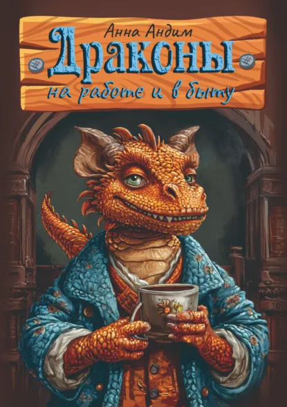 Обложка книги Драконы на работе и в быту, Анна Андим