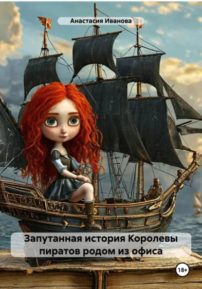 Обложка книги Запутанная история Королевы пиратов родом из офиса, Анастасия Максимовна Иванова