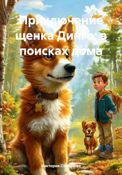 Обложка книги Приключение щенка Динго: в поисках дома, Виктория Александровна Степанова