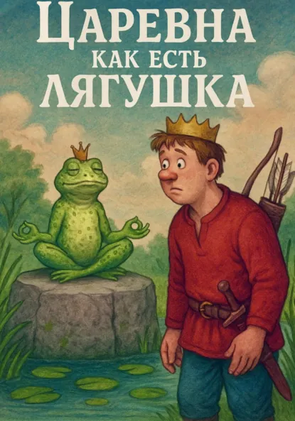 Обложка книги Царевна, как есть, лягушка, Анче Колла