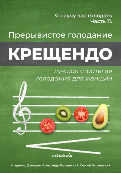Обложка книги Я научу вас голодать. Часть 11. Прерывистое голодание крещендо – лучшая стратегия голодания для женщин, Владимир Давыдов