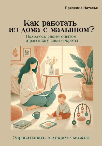 Обложка книги Как работать из дома с малышом?, Наталья Прядкина
