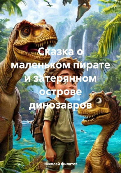 Обложка книги Сказка о маленьком пирате и затерянном острове динозавров, Николай Григорьевич Филатов