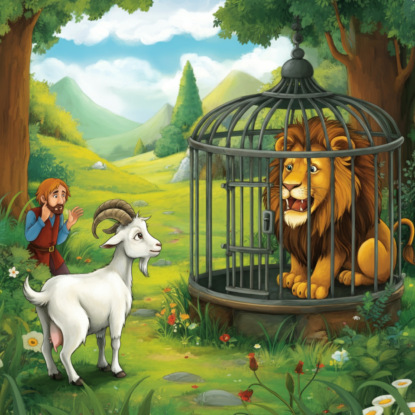 Лев и коза. Африканская сказка