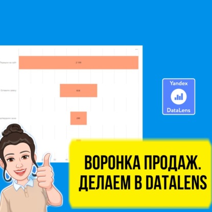 Воронка продаж в DataLens. Как сделать? Практический урок для начинающих.