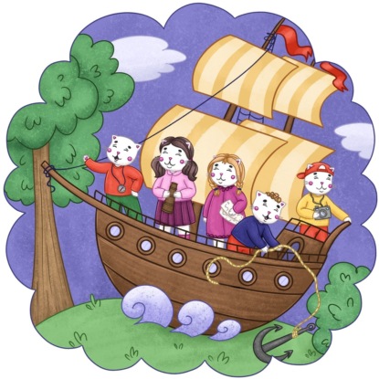 Йоко и летающий корабль