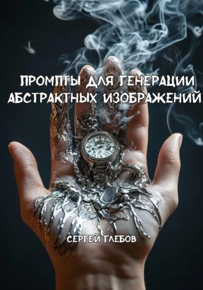 Обложка книги Промпты для генерации абстрактных изображений, Сергей Глебов